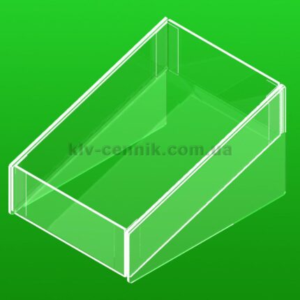 коробка для снеків на 1 відділ без кришки під формат 162 x 126 мм.