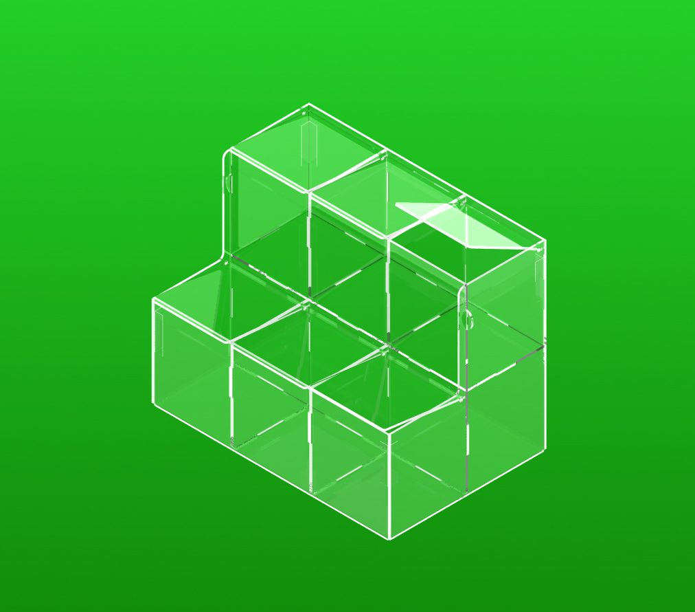 Коробка на 6 осередків під формат 470 х 364 мм. Коробка на 6 осередків під формат 470 х 364 мм.