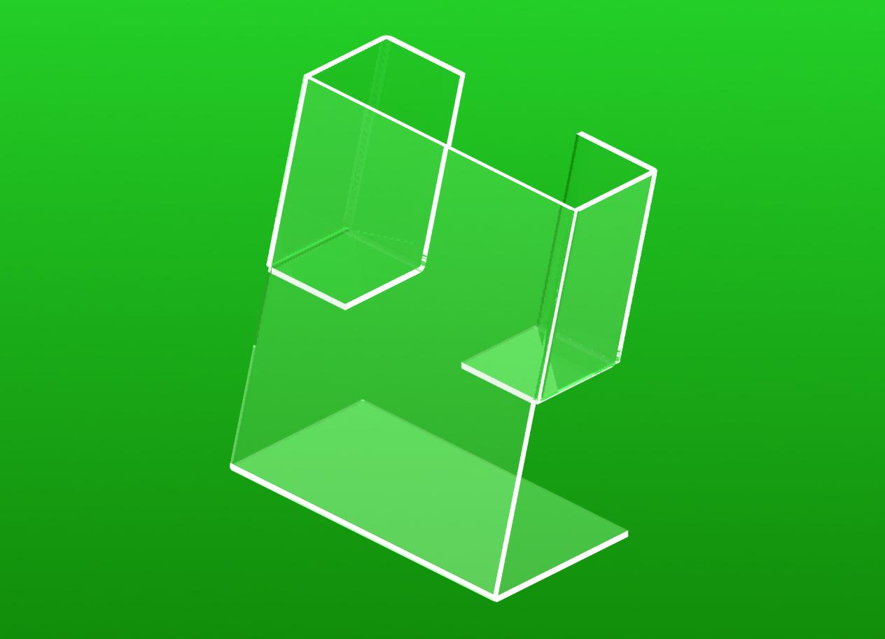 Настільна візитниця під формат 95 x 50 мм. Настільна візитниця під формат 95 x 50 мм.