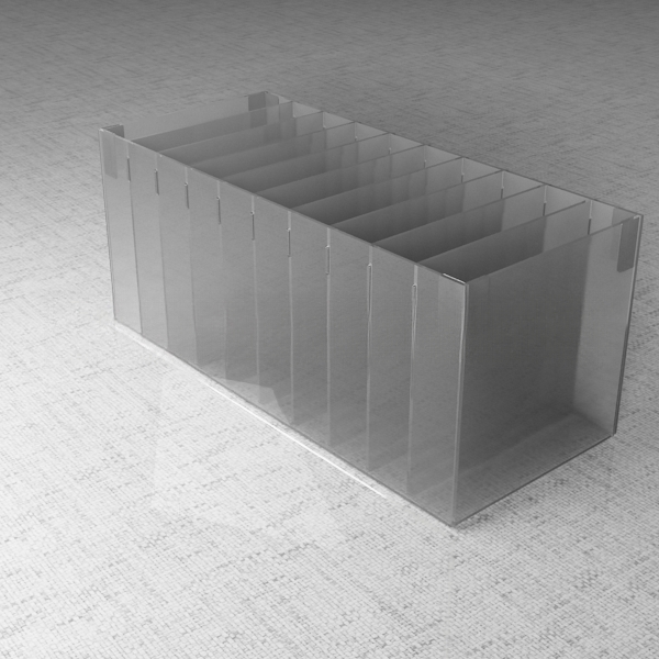 Лоток на 10 відділень формату 433 x 185 мм. Лоток на 10 відділень формату 433 x 185 мм.