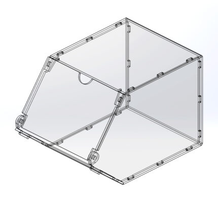 Бокс демонстраційний, футляр для моделей під формат 300 x 150 мм.