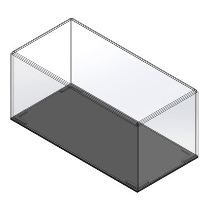 Бокс демонстраційний, футляр для моделей під формат 300 x 150 мм.