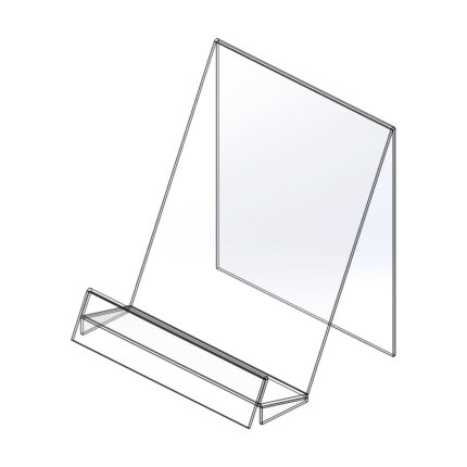 Акриловий штатив для товару діаметром 16-18мм під формат 80 х 93 мм.