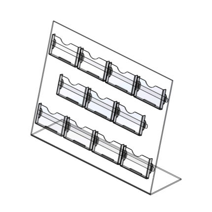 Буклетниця під формат 100 х 100 мм.