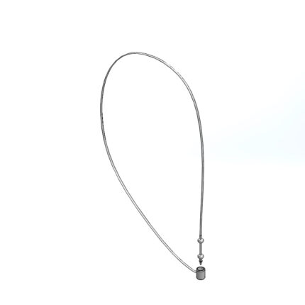 Ярликотримач стандартний чорний, білий