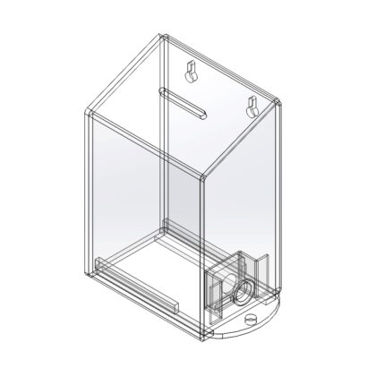Бокс демонстраційний, футляр для моделей під формат 300 x 150 мм.