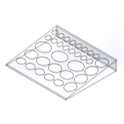 Коробка під олівці та пензлики під формат 310 x 40 мм.