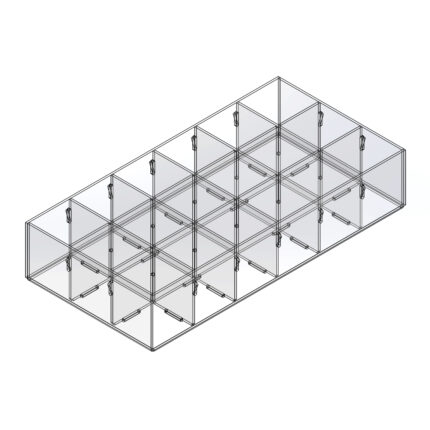 Бокс демонстраційний, футляр для моделей під формат 300 x 150 мм.