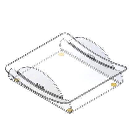 Монетниця Двошарова на формат 150х56 мм.