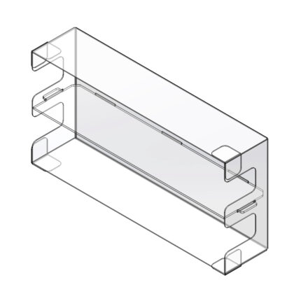 Акриловий штатив для товару діаметром 16-18мм під формат 80 х 93 мм.