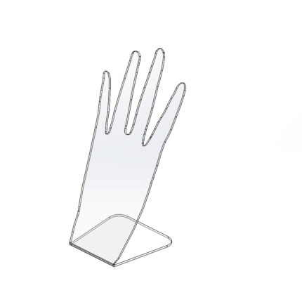 Акриловий штатив для товару діаметром 16-18мм під формат 80 х 93 мм.