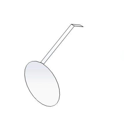 L-подібний цінник під 61 x 39 мм.