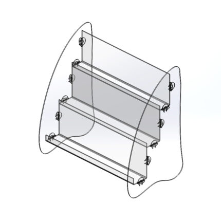 Гірка 376 х 220мм під формат 376 х 220 мм.